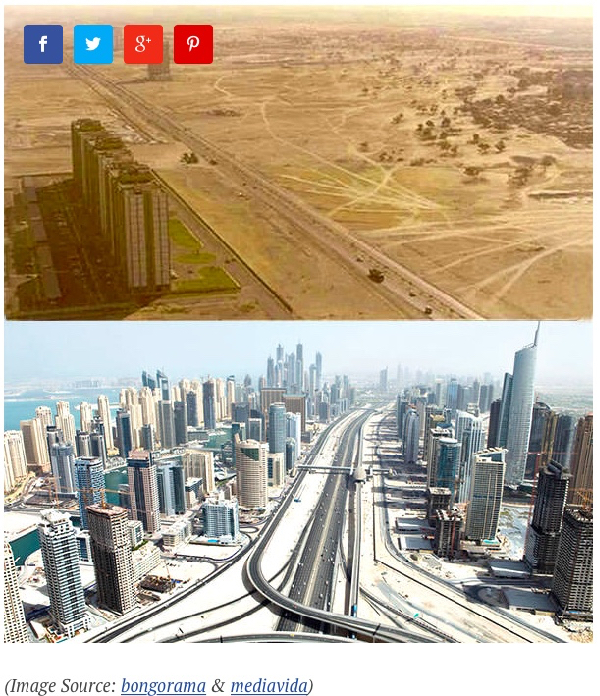 Dubai then & now