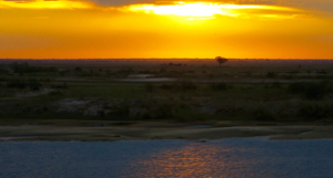 sunset zambezi